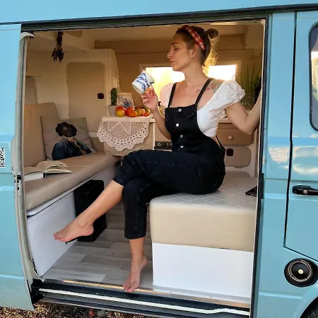 Rent A Vw T3 Camper Van With Blue Classics * Portimão