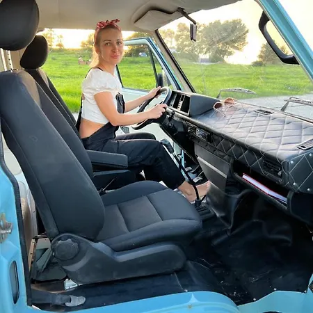 Rent A Vw T3 Camper Van With Blue Classics