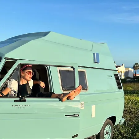 Rent A Vw T3 Camper Van With Blue Classics