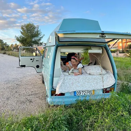 Rent A Vw T3 Camper Van With Blue Classics * Portimão