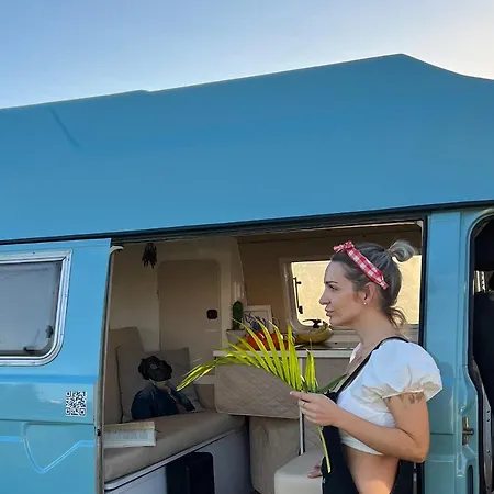 Rent A Vw T3 Camper Van With Blue Classics * Portimão